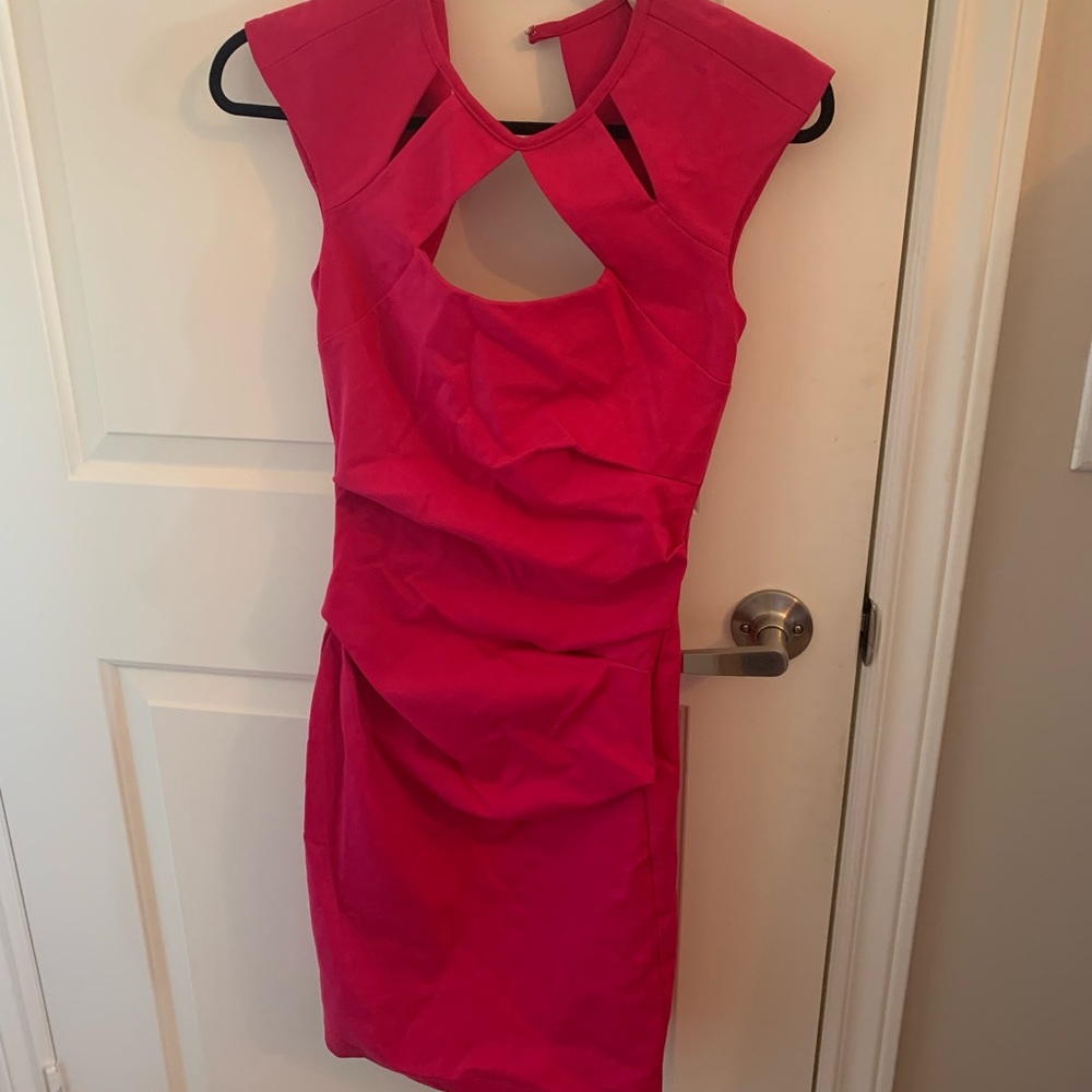 NWT Le Château fuschia pink dress size xxs